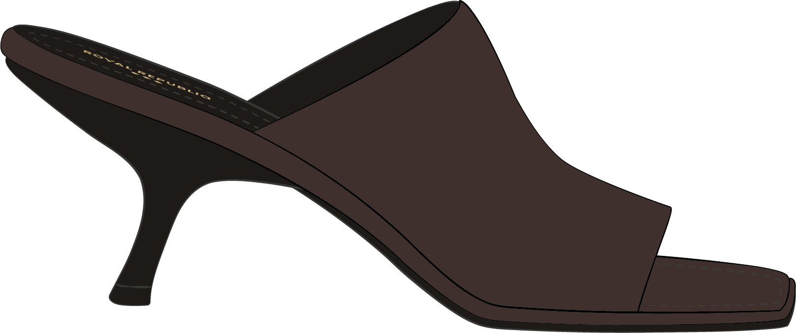 Atomic Mule Sandal 241 | Dark Brown