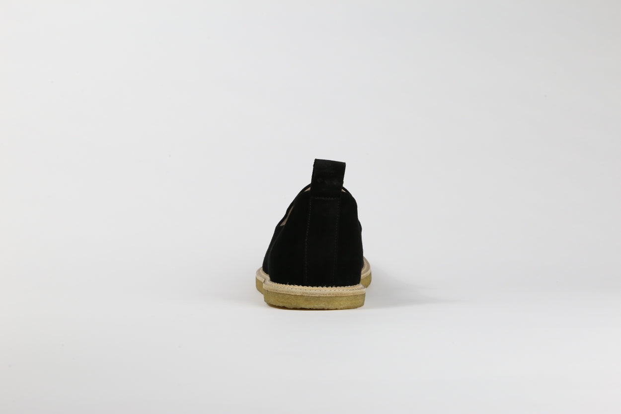 Evo Crepe Suede Loafer 211 | Black
