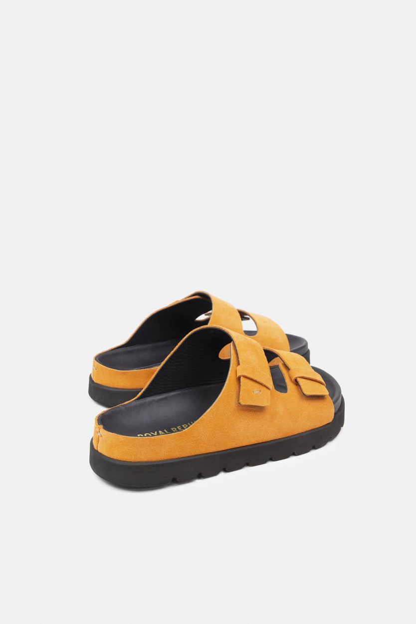 Pause Suede Comfort Sandal | Orange