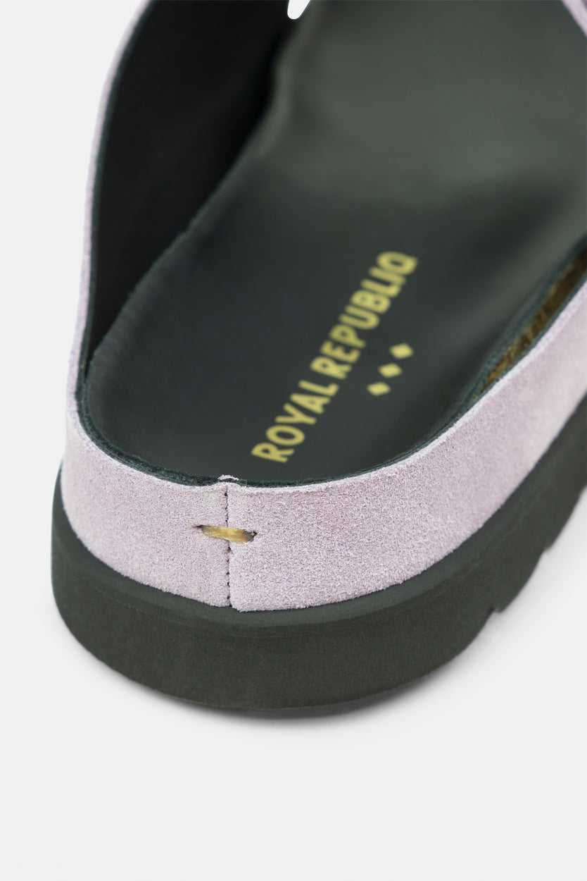 Pause Suede Comfort Sandal | Purple