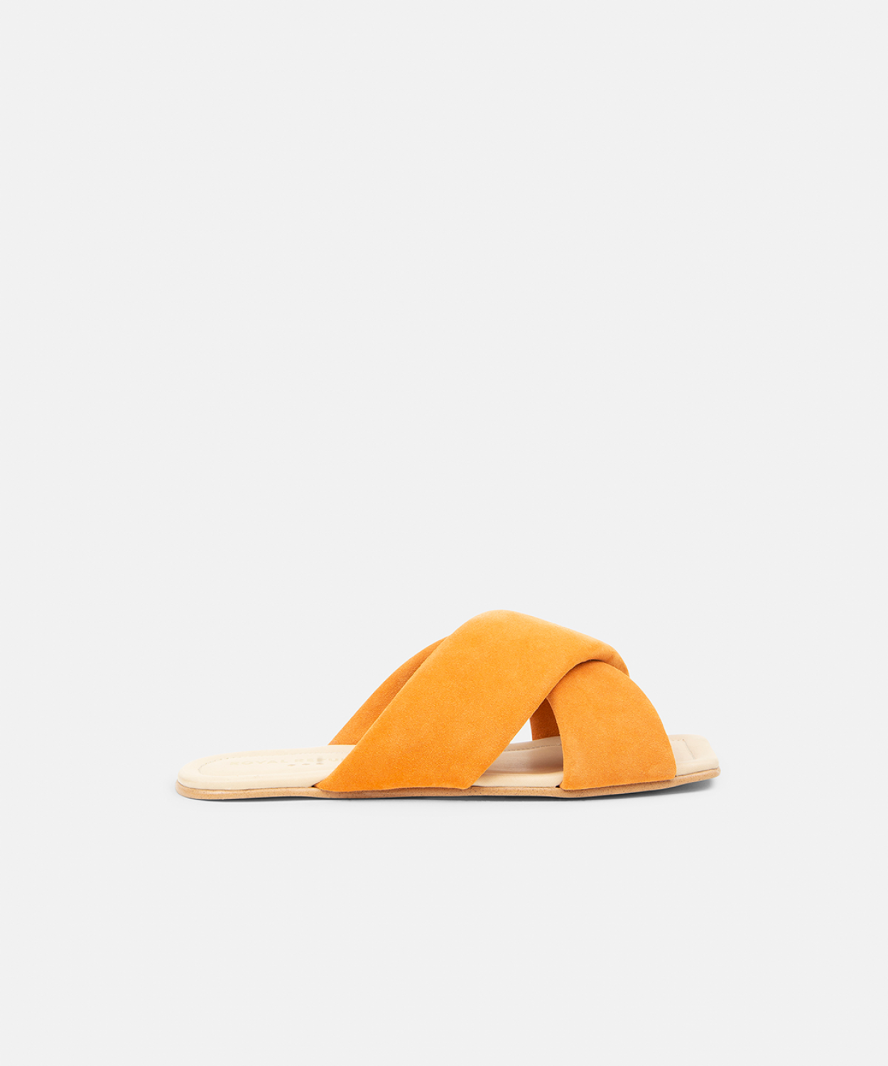 Allure Suede Sandal | Orange