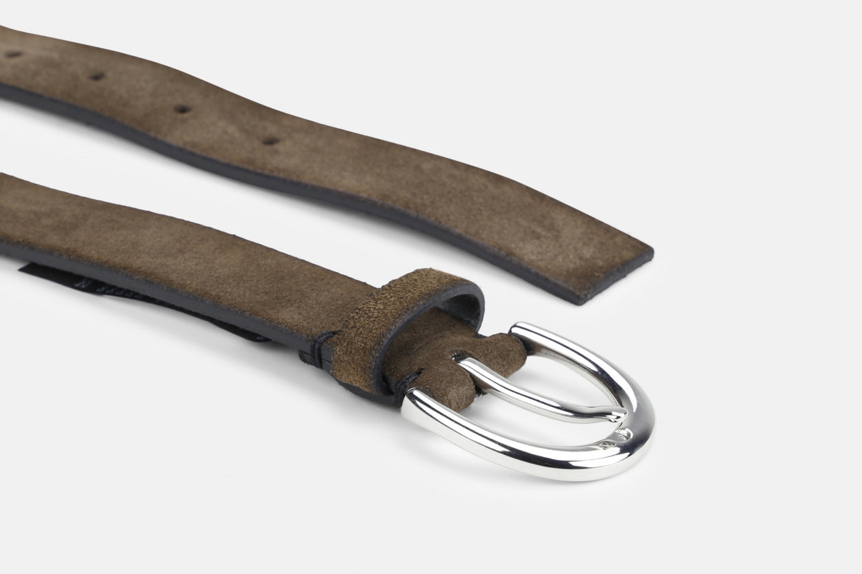 Town Suede Belt | Taupe