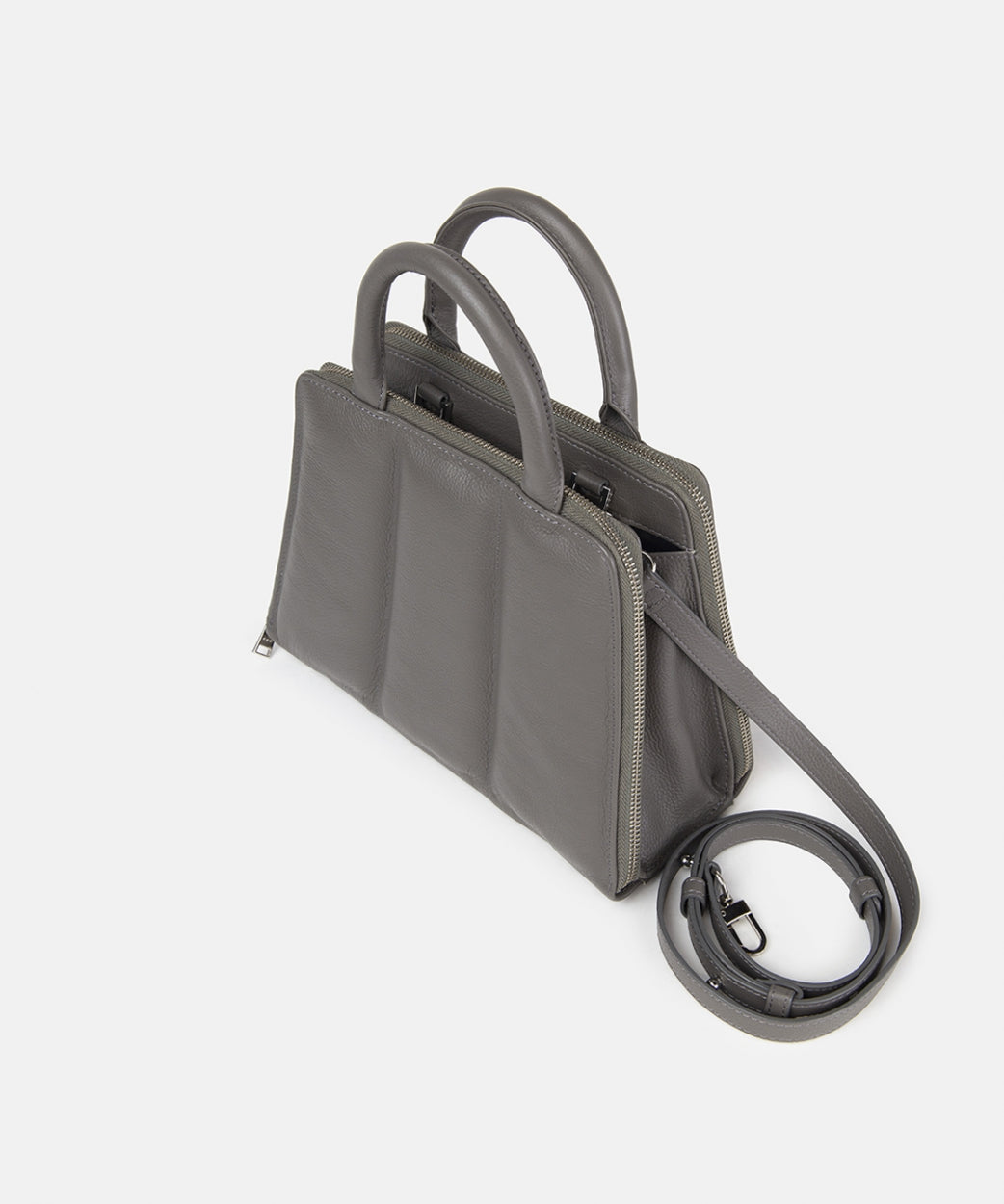 Trapeze Handbag Padded | Dark Khaki / Anthracite