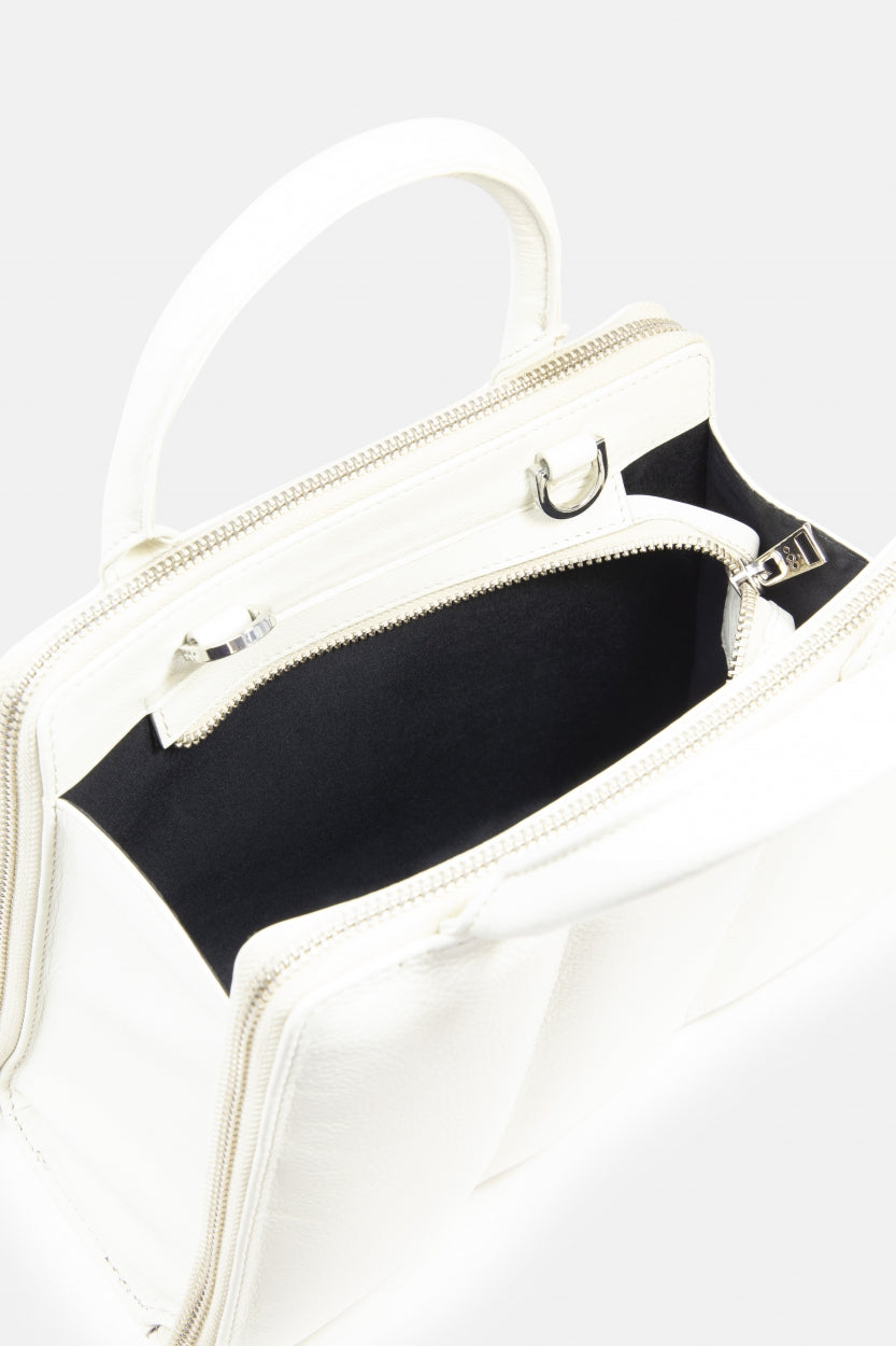 Trapeze Handbag Padded | Off White
