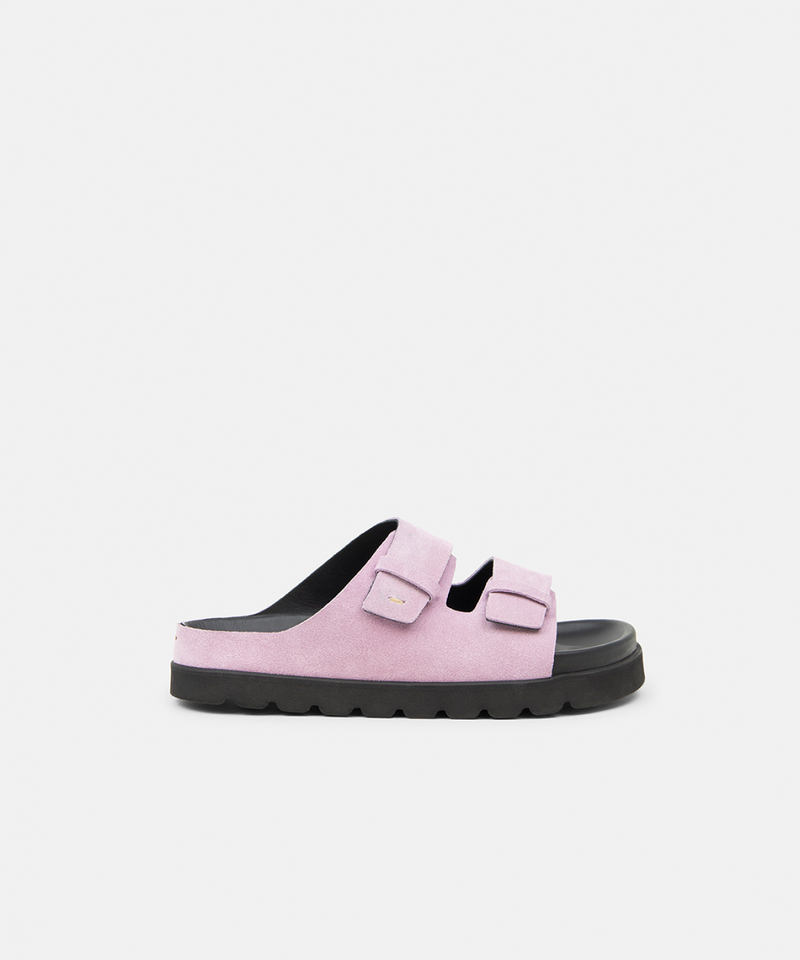 Pause Suede Comfort Sandal | Purple