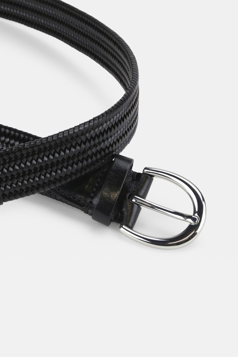 Town Braided Belt | Black